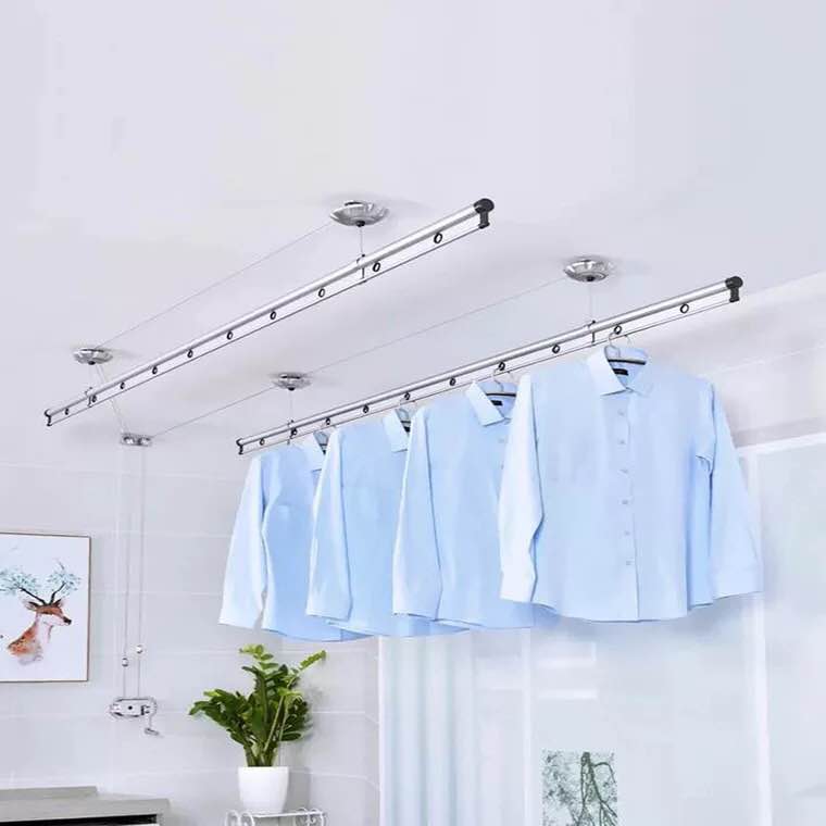 佛山晾衣架廠 工程手動晾衣架定制 升降晾衣架手搖雙桿式?jīng)鲆录? /></div>
<div   id=